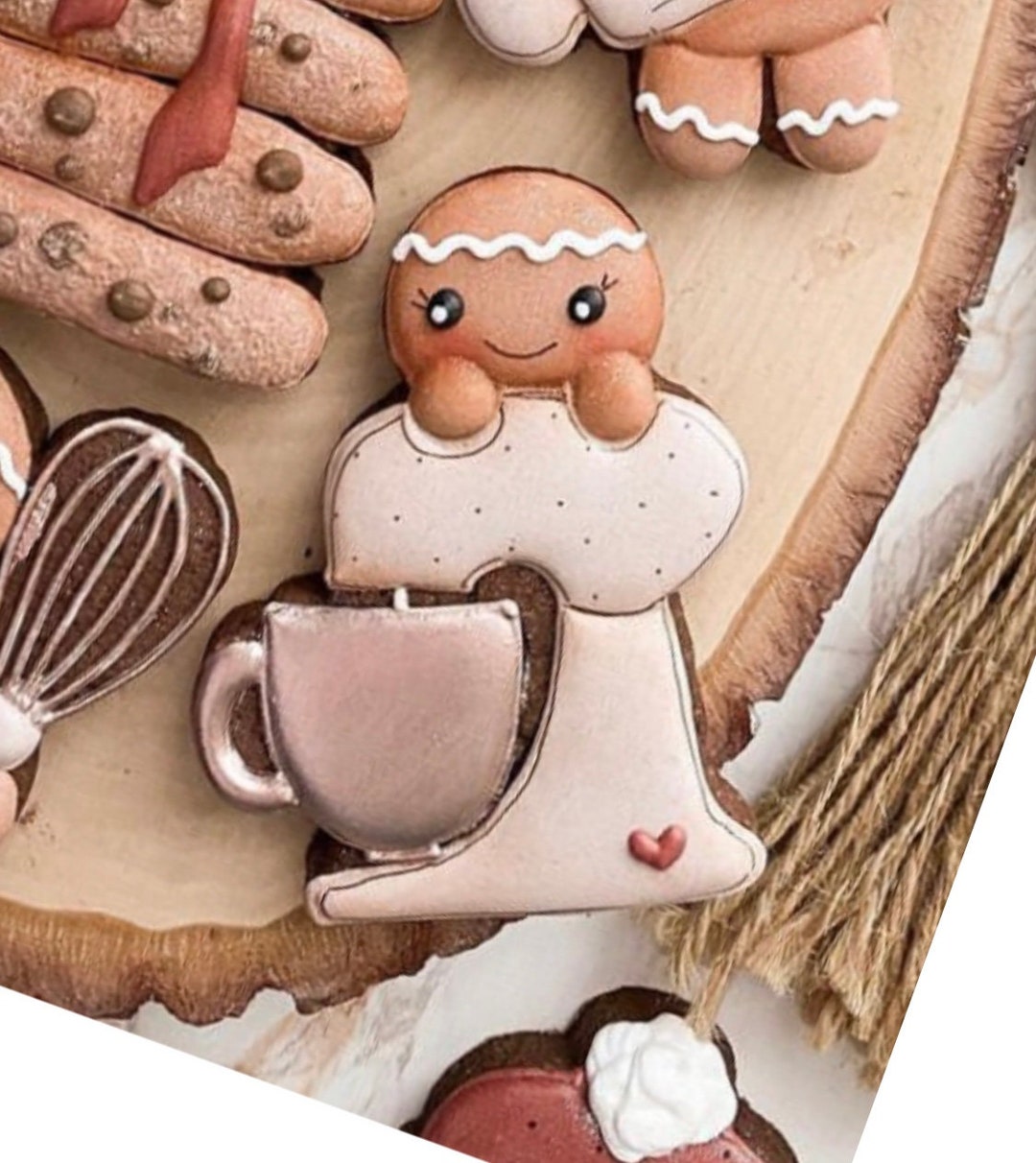 Gingerbread With Stand Mixer Christmas Cookie Cutter Etsy