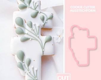 2107 Cross - Easter - Communion - Cookie Cutter - Cookie Cutter  - Fondant Cutter - Clay Cutter - Dough Cutter