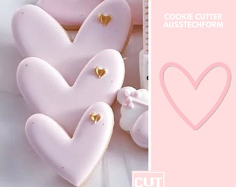2261 Heart - Cookie Cutter - Clay Cutter - Craft - Valentine Cutter