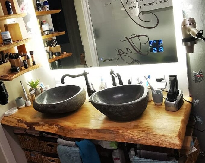 Vintage Emaille Spüle Badezimmer Spüle Wand montiert Becken | Etsy