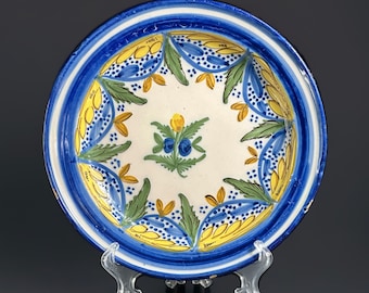 19th, Antique Manises Plate - Spanish Ceramics