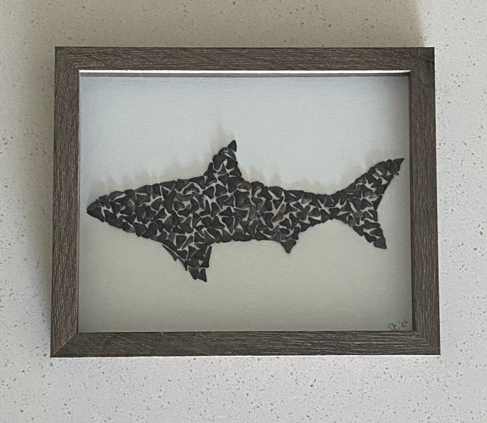 Shark Tooth Art - Etsy