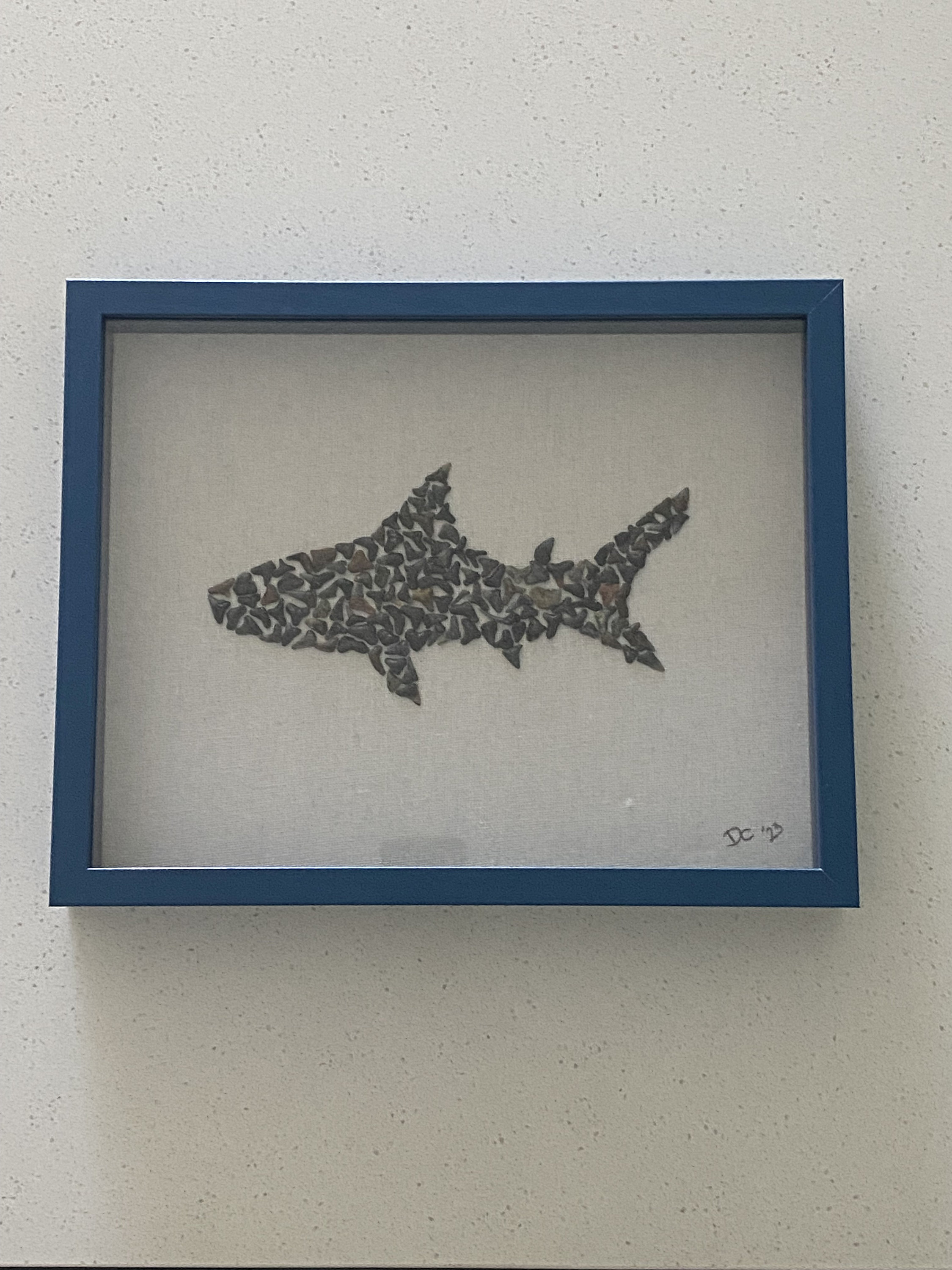 Shark Tooth Art - Etsy