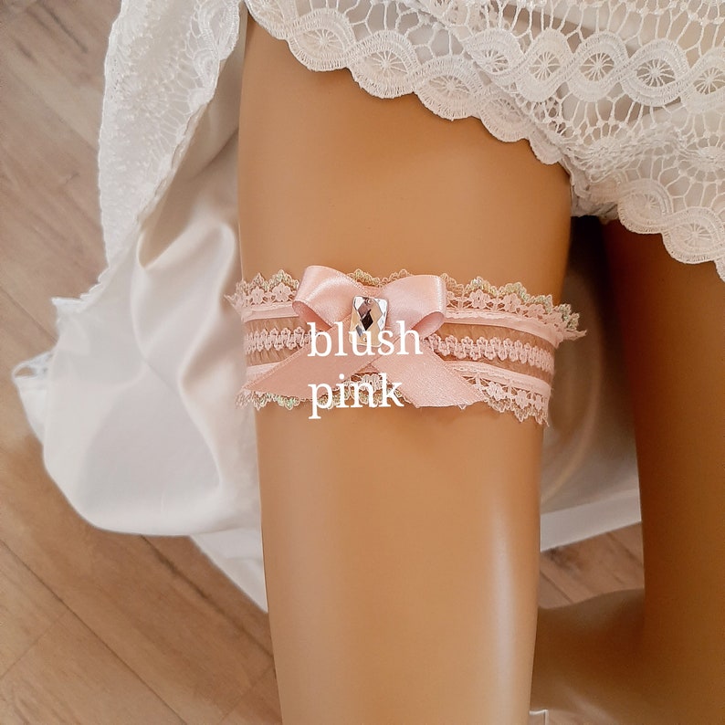 Soft Pink Garters For Wedding Lace Garter Bridal Garter Wedding Garter Garter Belt Prom Garter Single Garter Pink Lace Garter Weddings