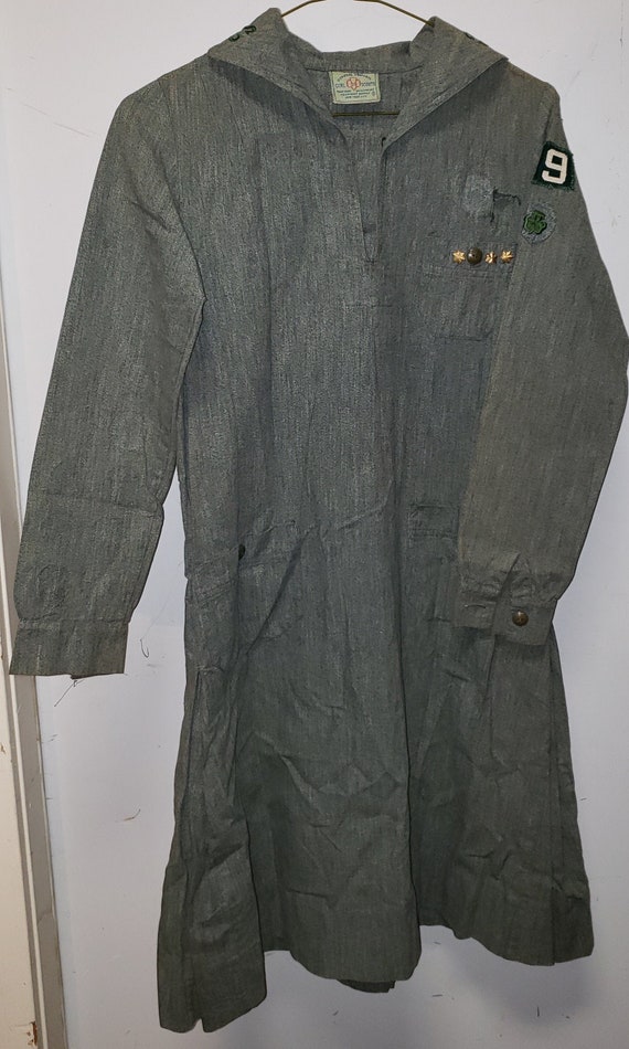 1930 s Girl Scout Modesty Uniform Blank Troop 9