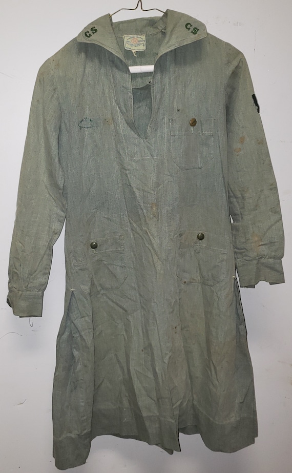 1930 s Girl Scout Modesty Uniform Blank Troop 17 w