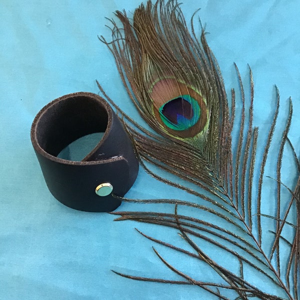 Leather Shawl Cuff