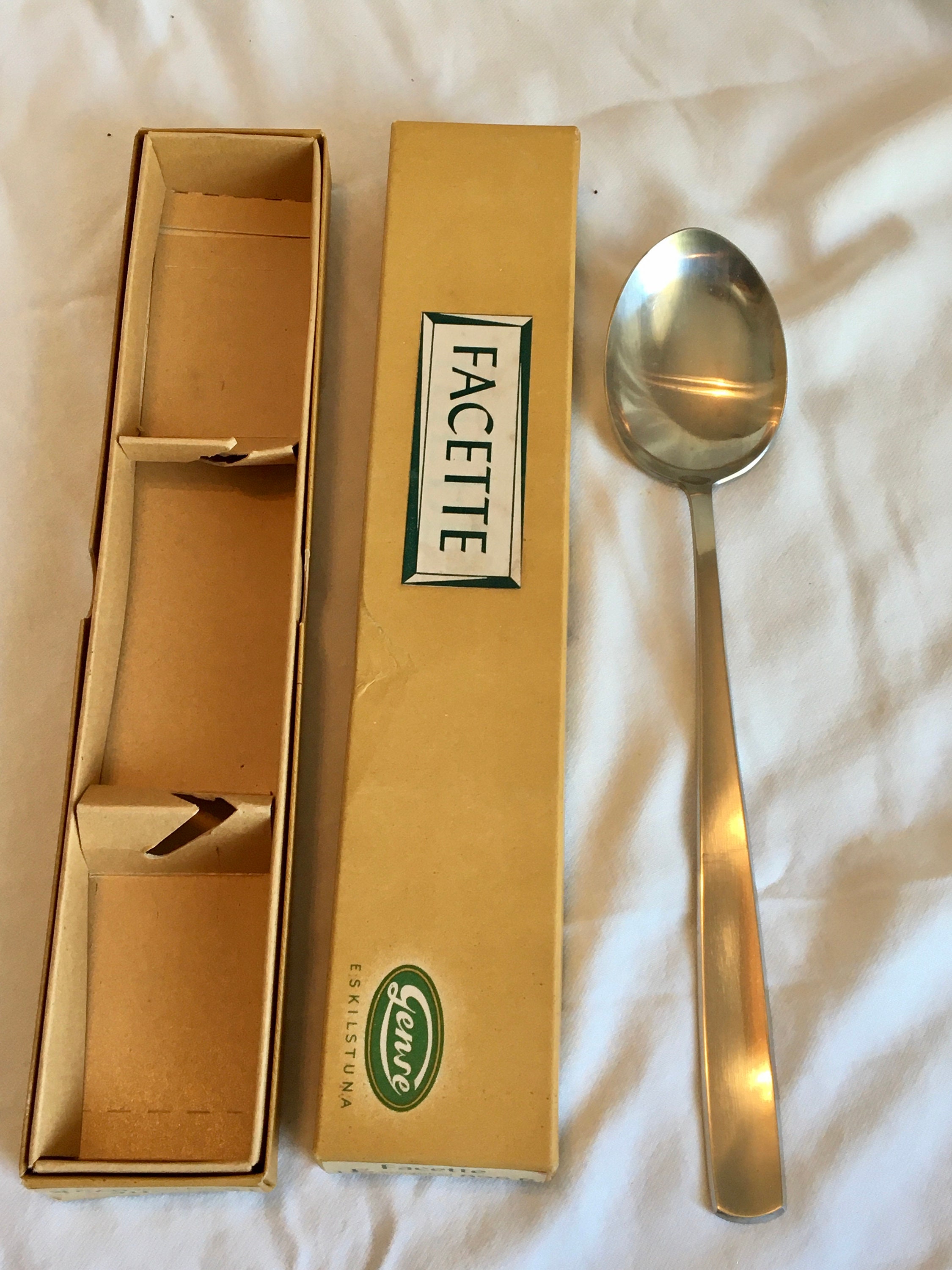 FLATWARE GENSE FACETTE Pattern Swedish Stainless Steel Etsy Canada
