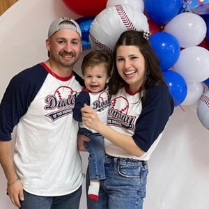 Rookie of the year 1st birthday, Daddy of the Rookie, Mommy of the Rookie, Rookie  Baseball birthday shirt,  family birthday, Rookie Year