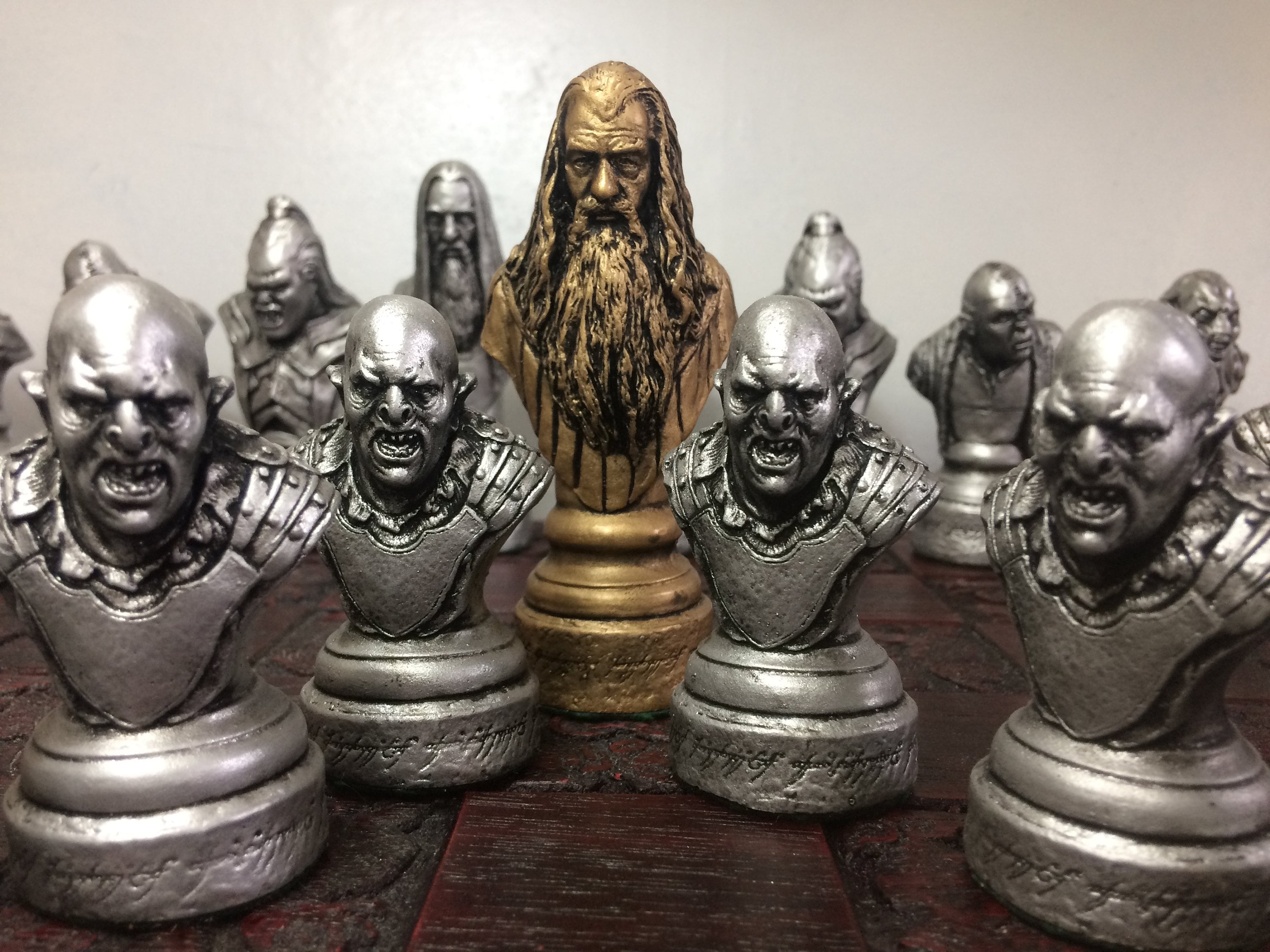 Lord of the Rings chess set - LOTR Chess Set Handmade (Chess pieces only)