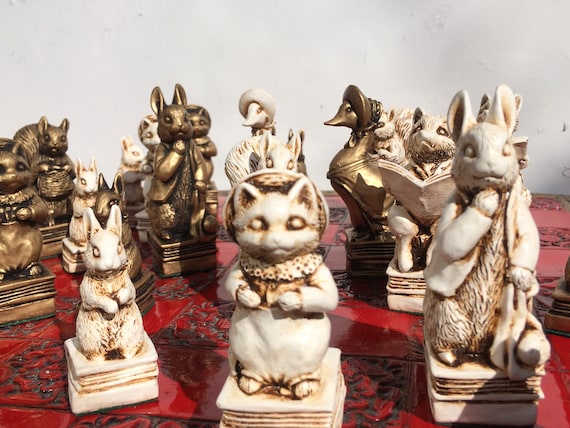 ビアトリクス・ポター チェスセット - ピーターラビット チェスセット