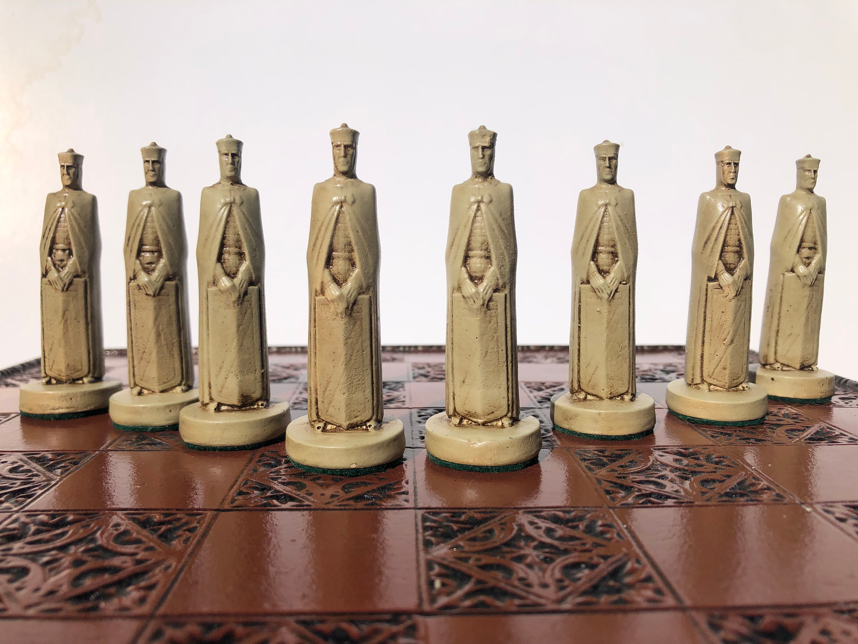 Chess set - The Conqueror Chess pieces - Iconic 1960's chess set design - Chess  pieces only - Made to order