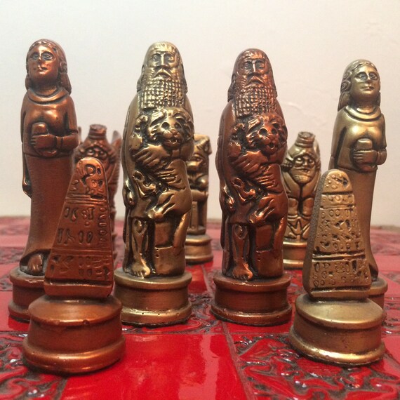 Chess Pieces Ancient Egypt Dark Souls Metal Sculpture -  Norway
