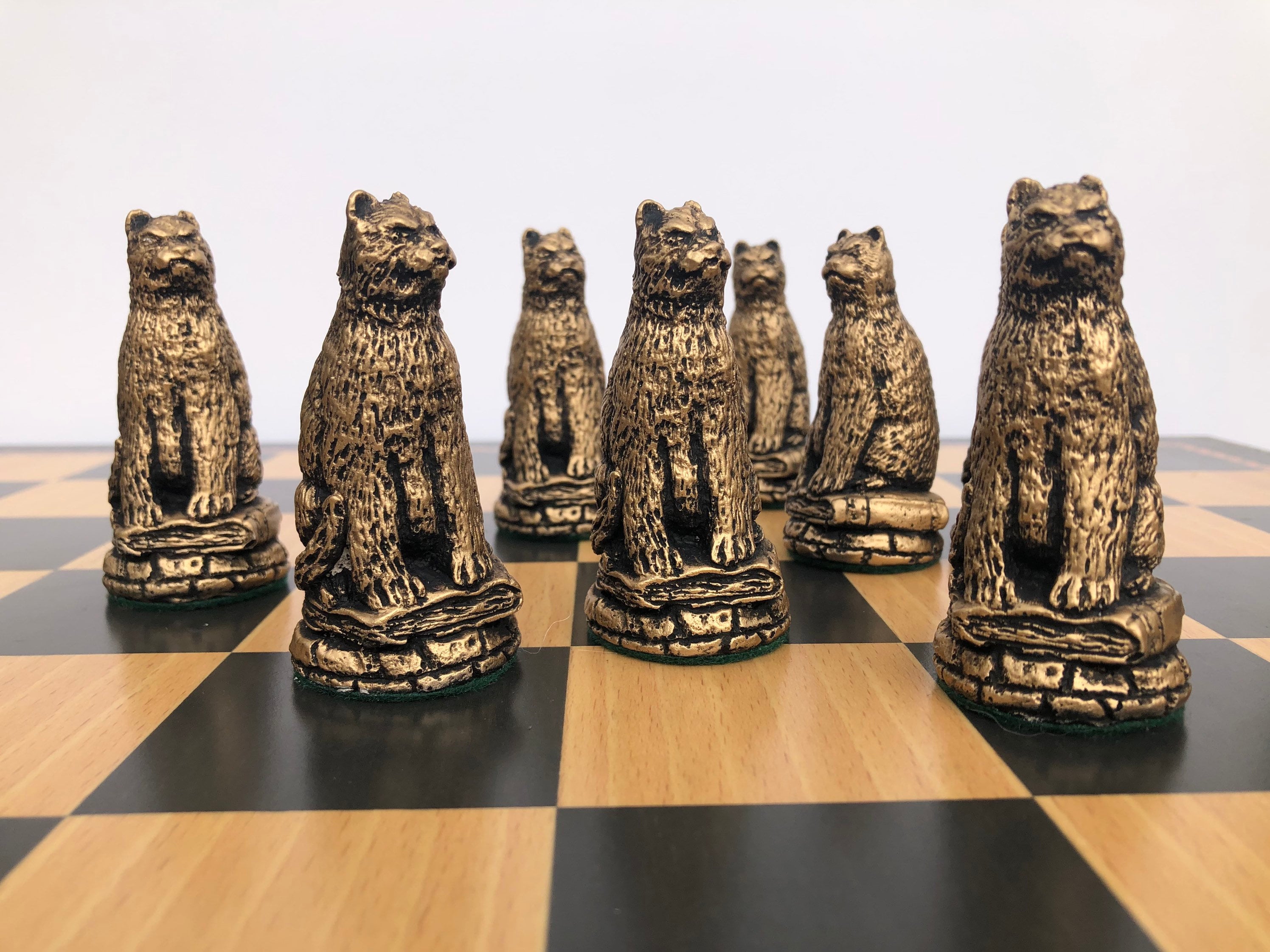 Myth and magic chess set handmade chess pieces with a Wiccan - Portugal