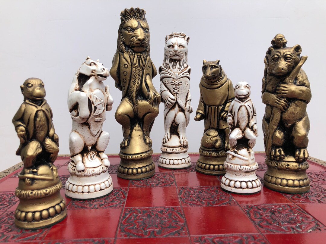 ボードゲーム チェス「MINIATURE ANIMAL CHESS SET」 ボードゲーム チェス「MINIATURE ANIMAL CHESS SET」 Animal
