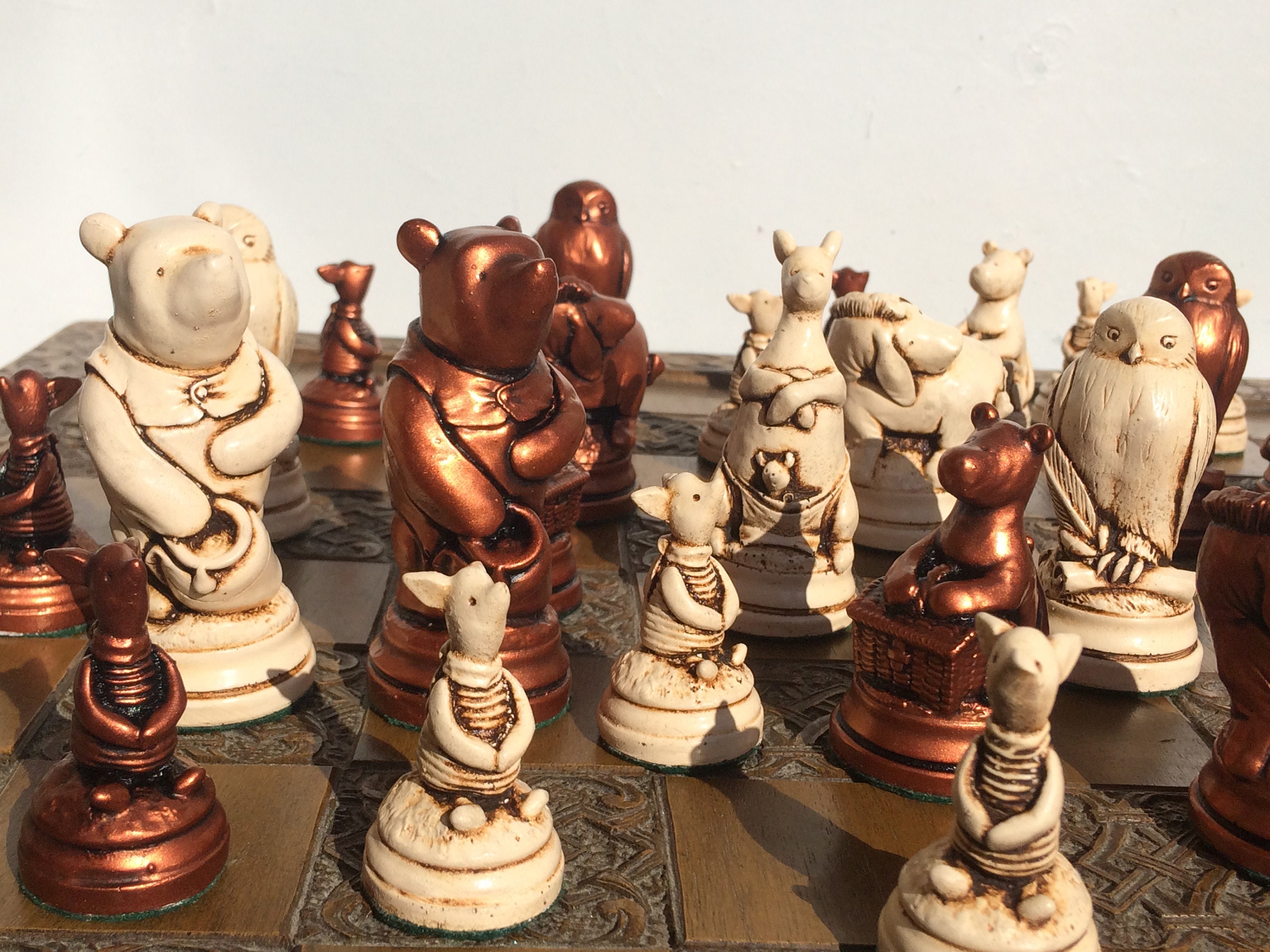 Wegiel Handmade European Professional Tournament Chess Set With Wood Case -  Hand Carved Wood Chess Pieces & Storage Box To Store All The Piece :  : Toys & Games