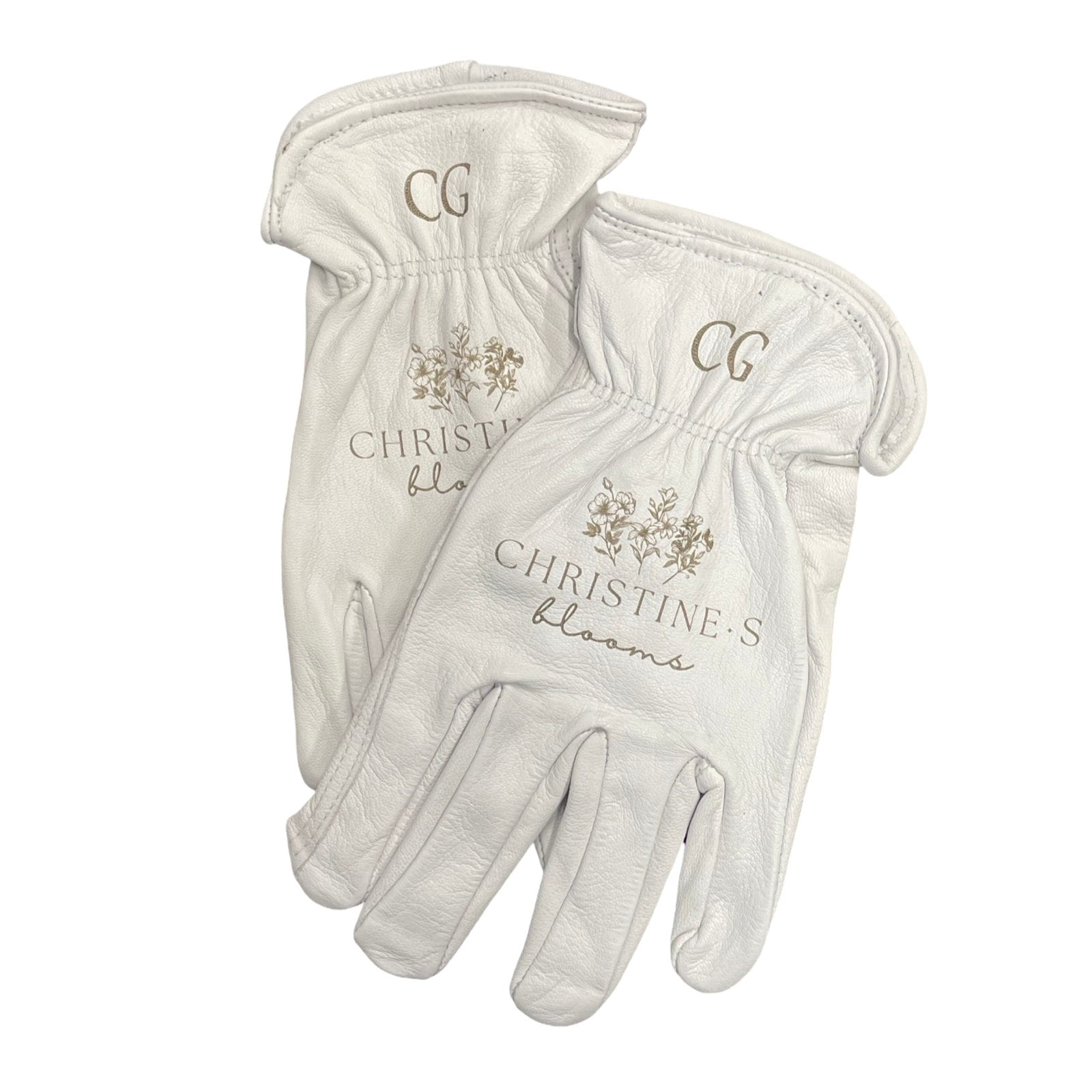 Personalized Goatskin Leather Work Gloves: Engraved Gardening Gloves