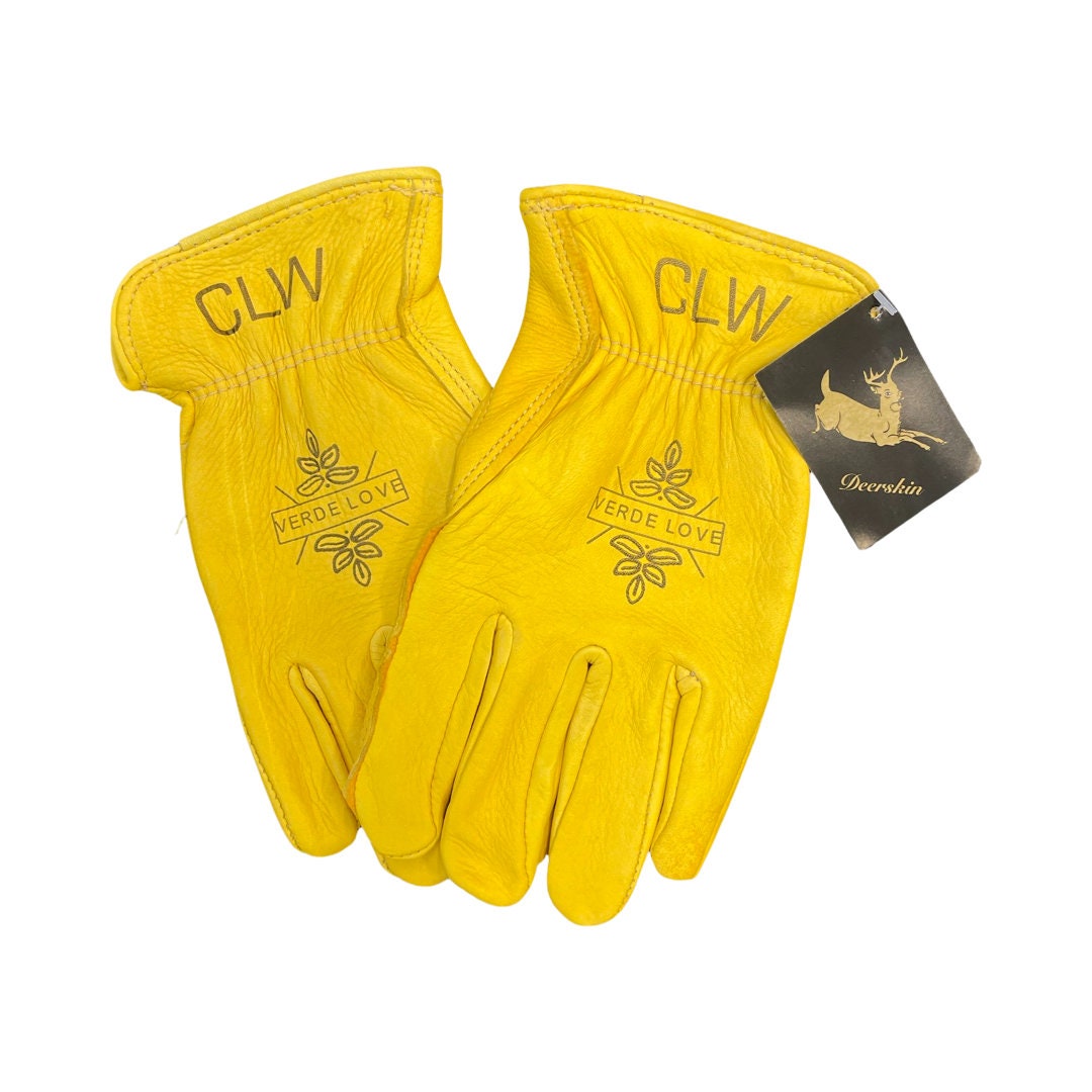 Deerskin Leather Work Glove Personalized Glove Gardening Glove Farm