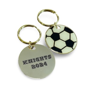 Personalized Sports Keychain: Custom Team Bag Tag