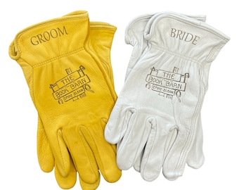 Personalized wedding gift leather gloves personalized groom gift bride custom gloves gift for couple rustic wedding Mr & Mrs bridal engraved
