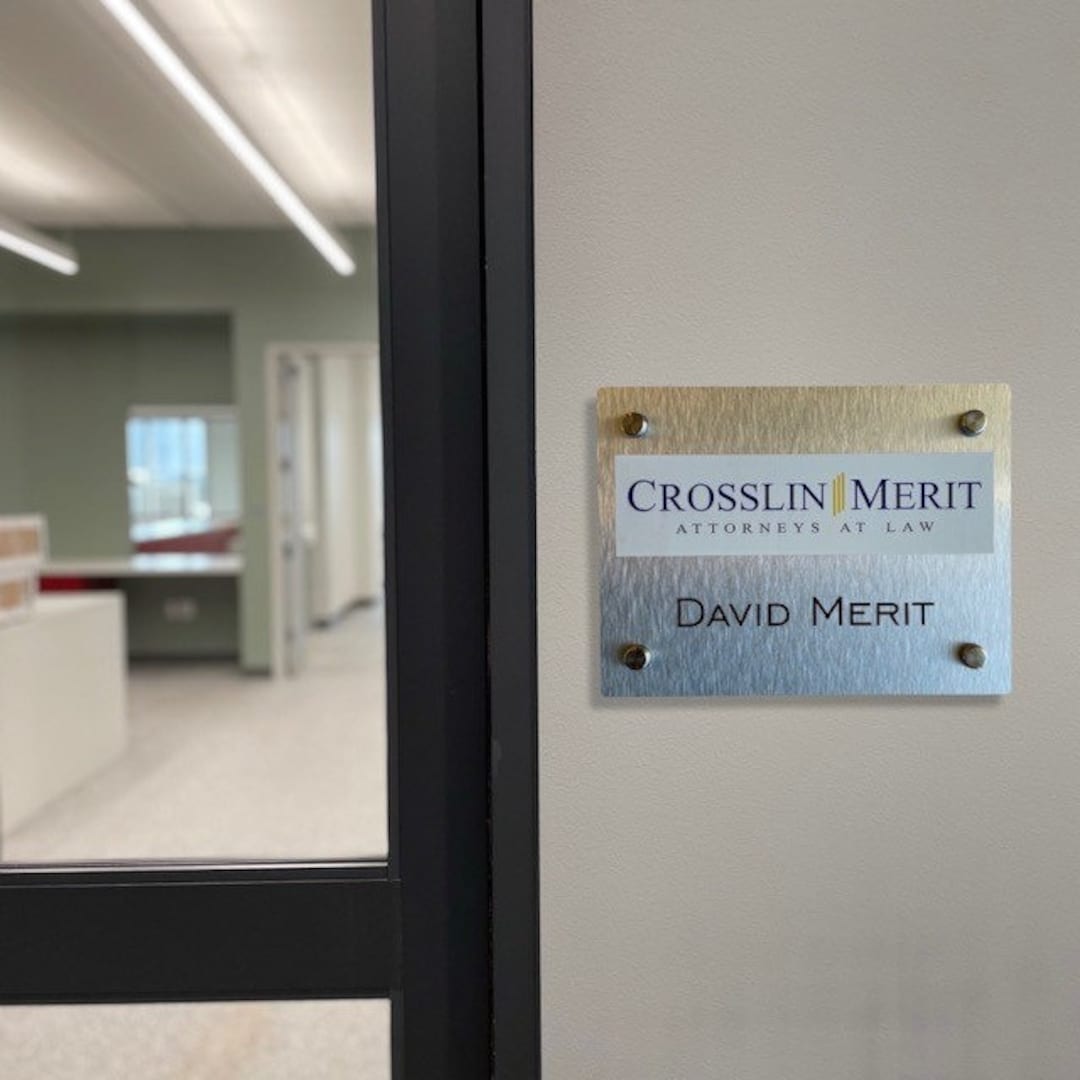 Name Plate Office Wall Mounted Name Plate Custom Office Wall Sign