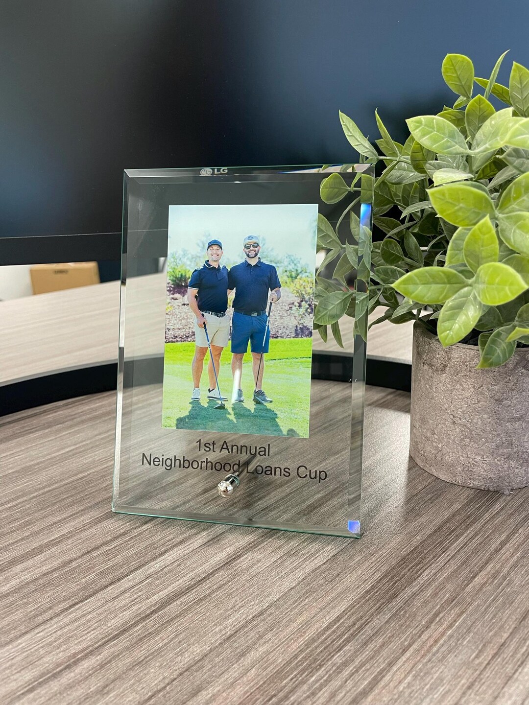 Uv Photo Frame Personalized UV Print Glass Photo Frame: Beveled Wedding Picture Frame ...