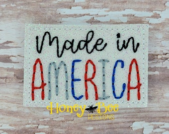 GLITTER Vinyl Felties, Fourth of July Felties, Cut Felties, 4th of July Felties, July 4th Felties, Made in America Felties