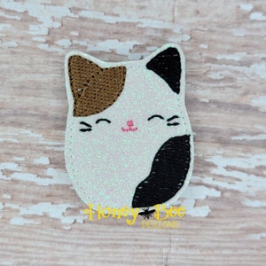 Glitter Vinyl felties, Animal Felties, Cat felties, Cat Squish Felties