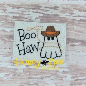 GLITTER VINYL Halloween felties, Halloween felties, Ghost Feltie, Cowboy Ghost Feltie