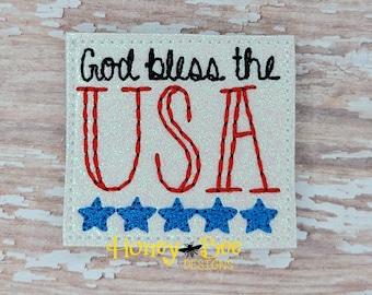 GLITTER Vinyl Felties, Fourth of July Felties, Cut Felties, 4th of July Felties, July 4th Felties, USA Felties