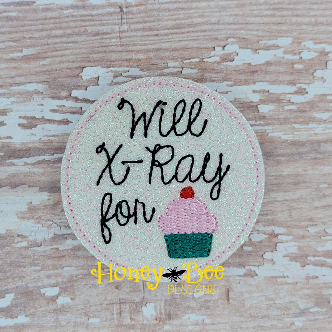 Glitter Vinyl Felties, Xray Felties, Will Xray for Cupcake Felties