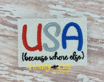 GLITTER Vinyl Felties, Fourth of July Felties, Cut Felties, 4th of July Felties, July 4th Felties, USA Felties