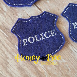 Police Felties, Police Badge Felties, First Responder Felties, Police Officer Felties