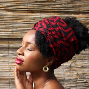 Fascia per la testa Ankara / Geschenk / Fascia Afrikanischer Kopf / immagine 1