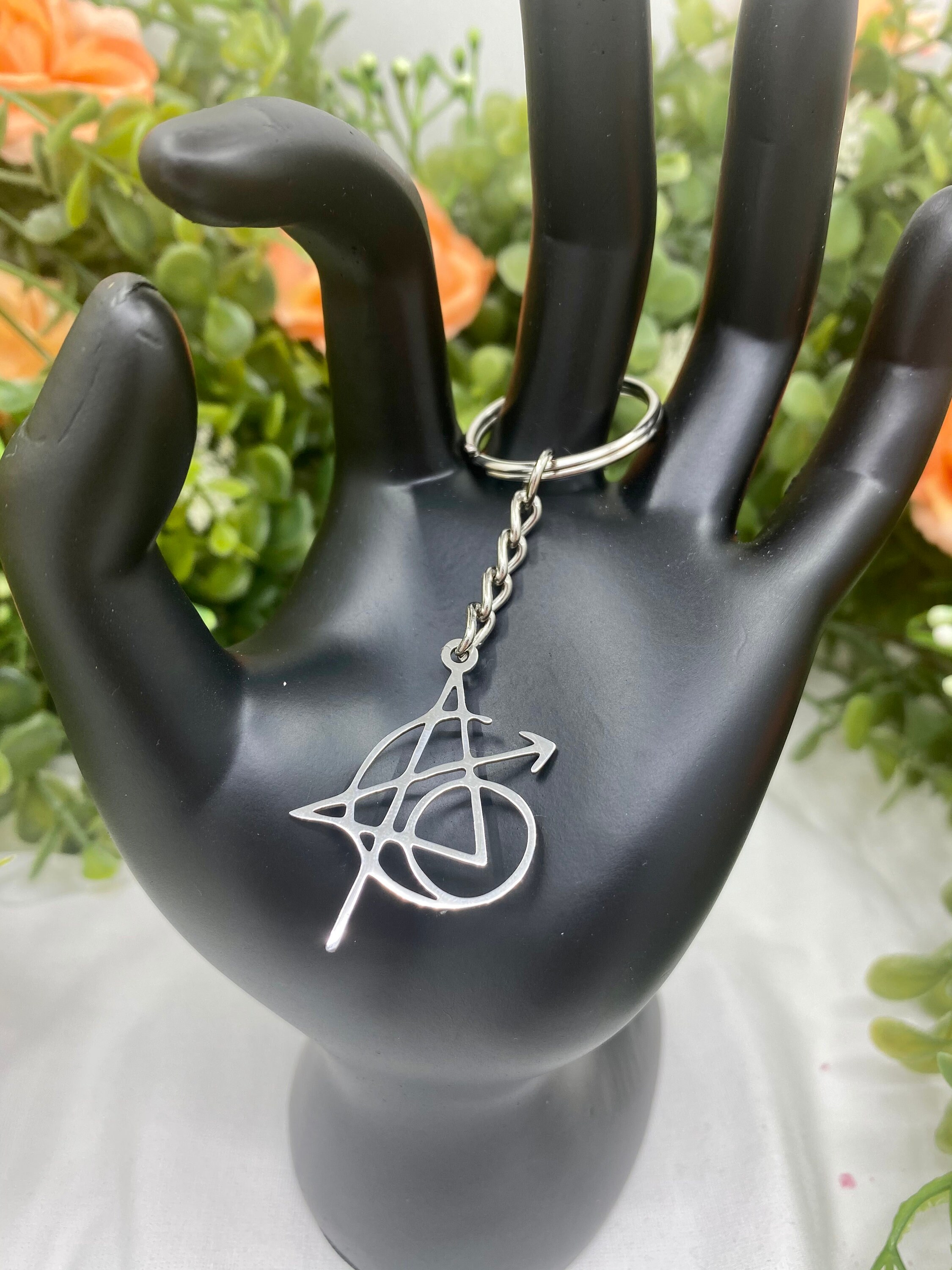 Avengers Sigil Silver Keychain