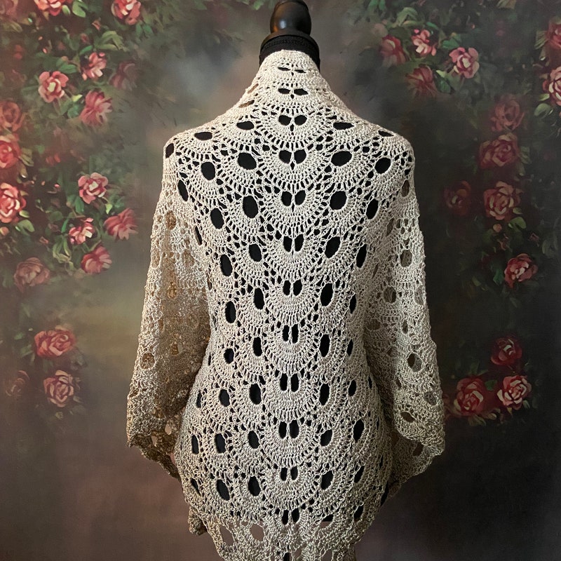 bridal shawl crochet pattern