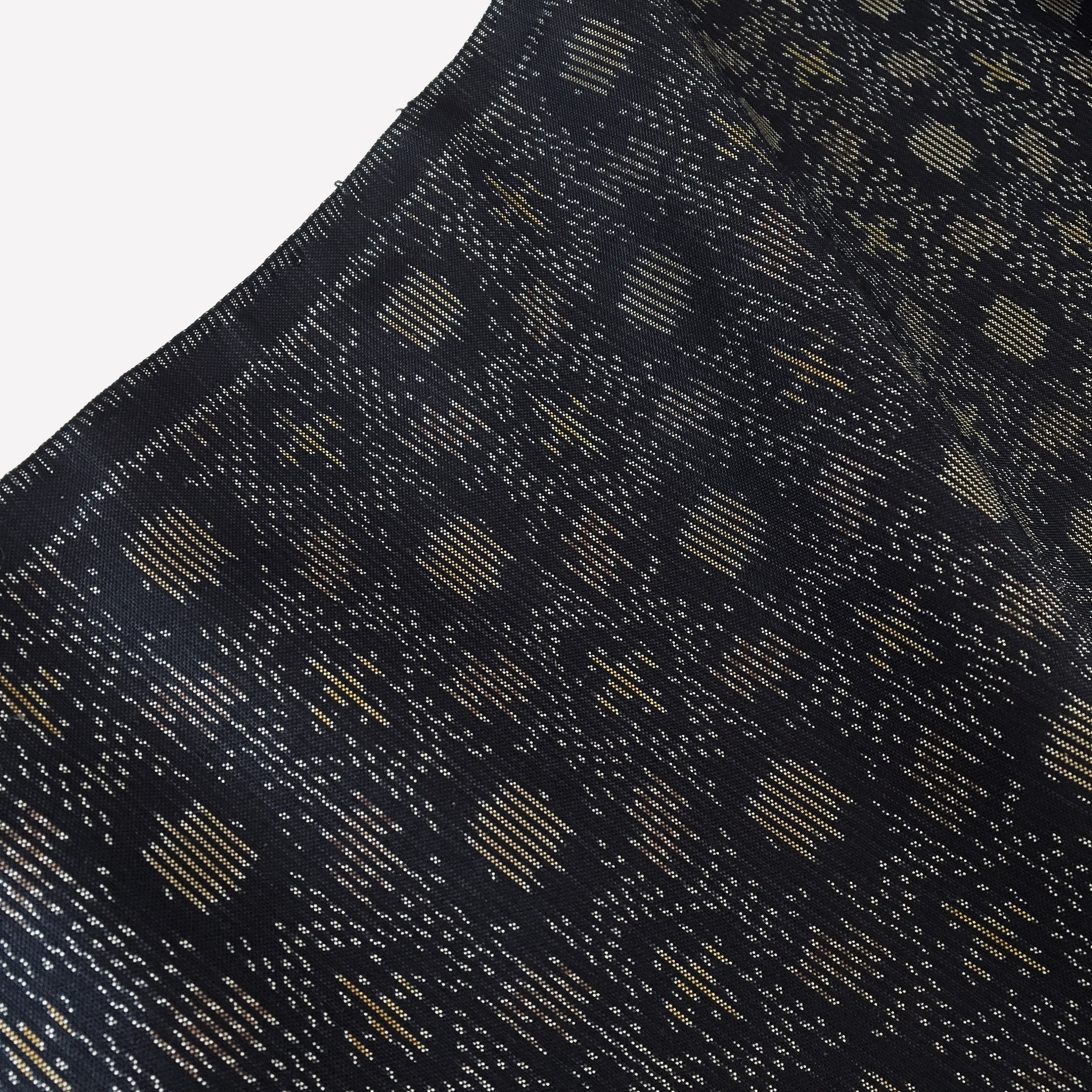Oshima Tsumugi 3 #B BY THE YD Silk Bolt Japanese Kimono Fabric Natural Dyed BS60 Oshima Tsumugi 3 #B BY THE YD Silk Bolt Japanese Kimono Fabric Natural Dyed BS60