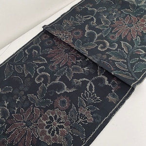 Rendezvous Mud Dyed Hand Woven Oshima Tsumugi Vintage Silk Tecido de quimono japonês OS57