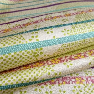 Spring Tango Chrimen Silk Bolt inutilisé par yard Tissu de kimono japonais authentique de haute qualité BS99