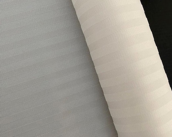 Ivory Shima Stripe Silk Jacquard Fabric – Nagajuban Kimono, By The Yard BSD