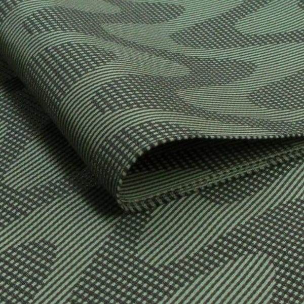 Forest Echo Jacquard Silk Bolt UnUsed By the Yard Japanese Kimono Fabric Panel BS46