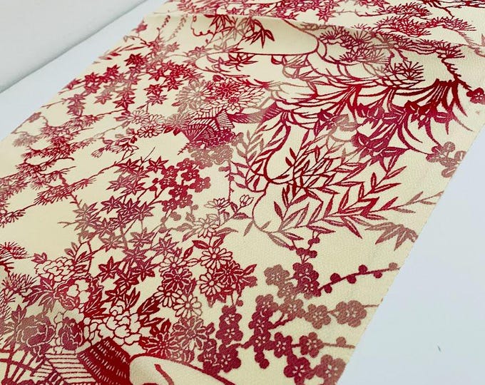 Kyoto Chirimen Tsumami Zaiku Pre-Cut Fabric - Solid Color main image 1