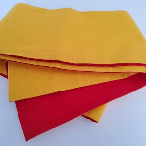 Red Yellow, Hanhaba Obi, Obi Silk, Japanese Kimono Fabric, Authentic Obi, Obi Belt, Silk Sash, Tapestry, Table Runner, Wall Decor H73
