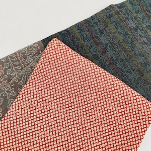 Triplet, Hanhaba Obi, Obi, Japanese Kimono Fabric, Authentic Obi, Obi Belt, Wool Sash, Tapestry, Table Runner, Wall Decor H87