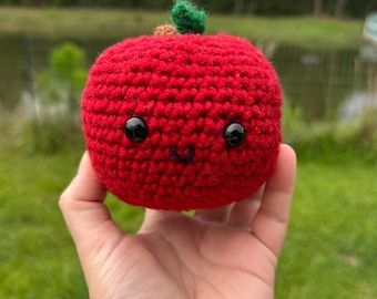 Gehaakte appel | Leraarcadeau | Amigurumi