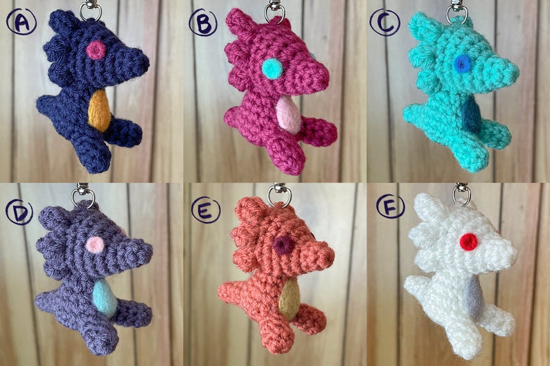 Scalemate Crochet Keychain Etsy