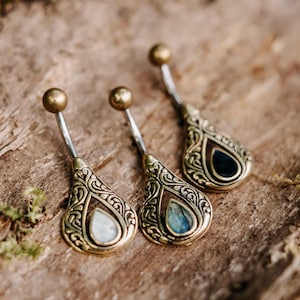 Navelpiercing Irmin Gold // Hippie Alternatieve Mandala Heilige Geometrie Fee Elf Festival Ongebruikelijk Boho Bohemian Check Hippiechick