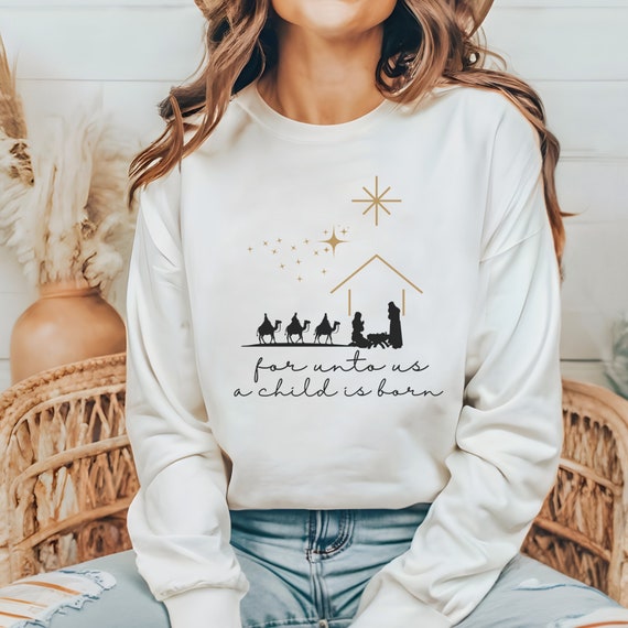 Nativity sweatshirt outlet