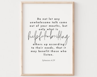 Luiayeib Colossians 4 6 Bible Verse Wall Art Let Your Conversation Be Always Full Of Grace Poster Kitchen Giclee Art Bedroom Decorative Paintings (8.00''x12.00'',Framed