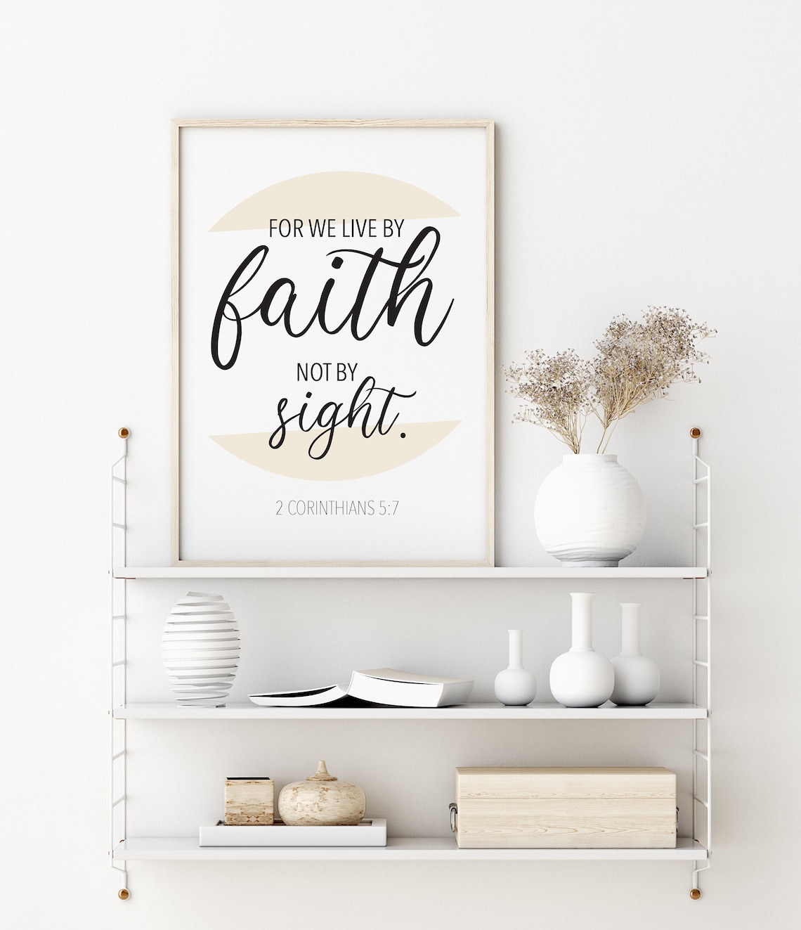 2 Corinthians 5:7 Bible Verse Printable Scripture Wall Art - Etsy